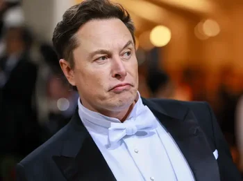 Elon Musk, pictured at a gala earlier this year